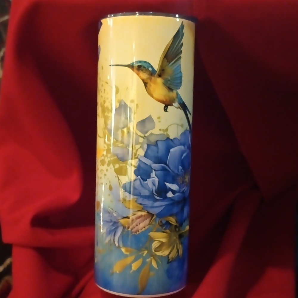 - Hummingbird stainless steel handmade 20oz. Tumbler